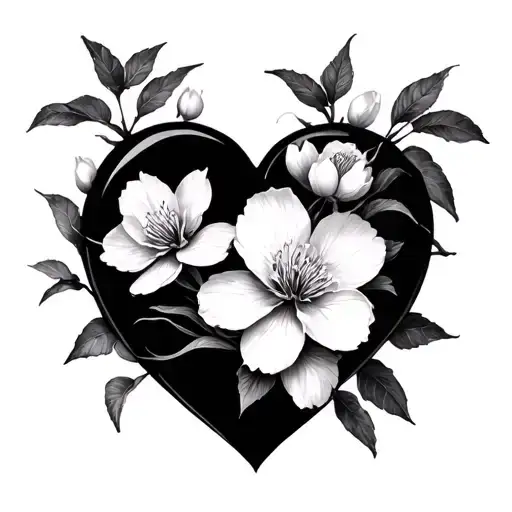 Cherry Blossom Heart