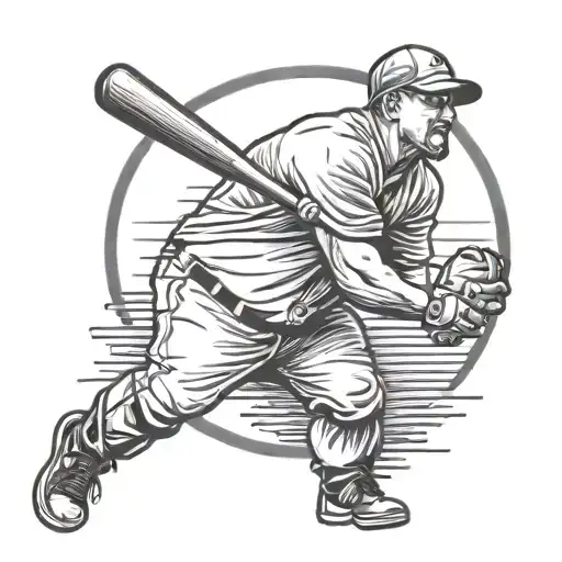 Bbw Model As A Baseball