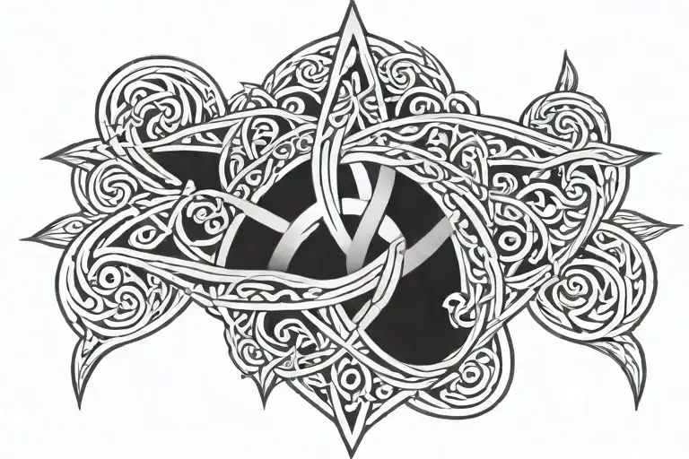 Trinity Knot Border