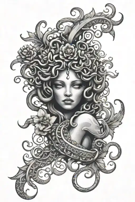 Medusa Flower Surrounded