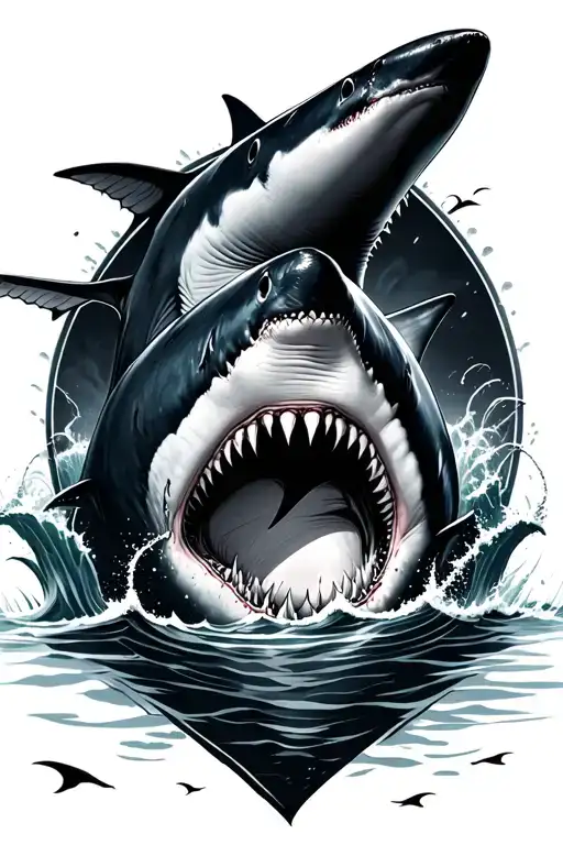 Shark Ocean Scene