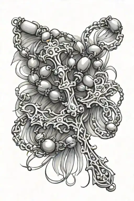 Rosary Wrapped Loosely