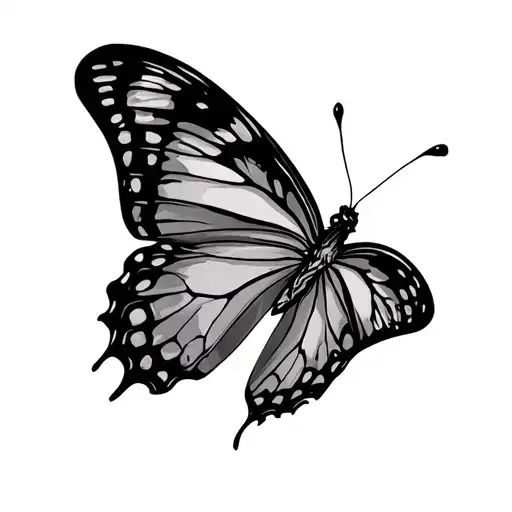 Banjo Butterfly Resting