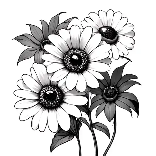 Three Black Eyed Susan's