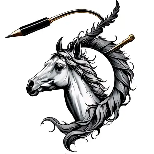 Pen With Sagittarius