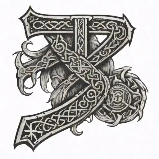 Viking Runes Nursing Profession Intertwined With The Concept