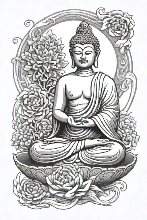 Buddha Meditating