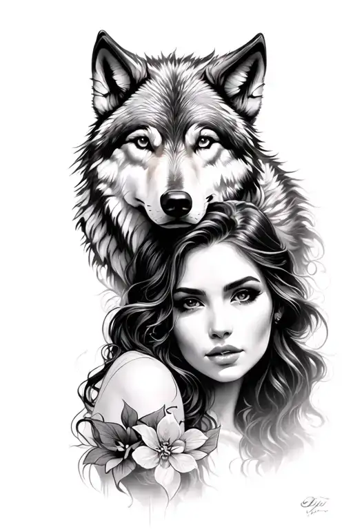Wolf And Woman