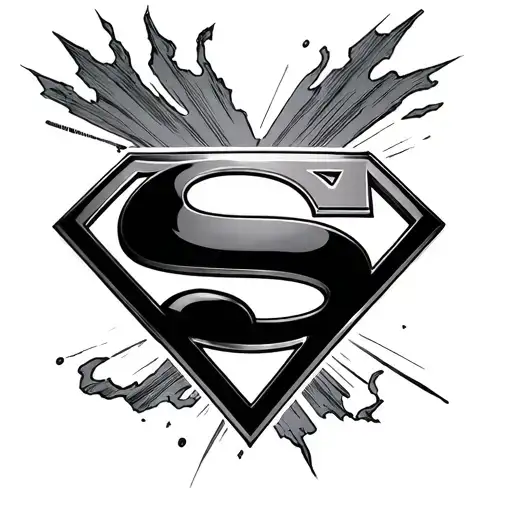 Vk On A Superman Logo