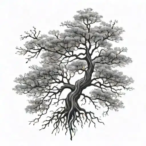 Tree But Some Of The Branches Are Names