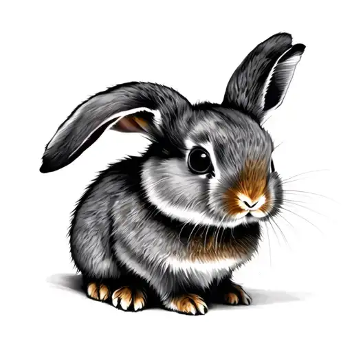 Cute Rabbit From Alice In Wonderland