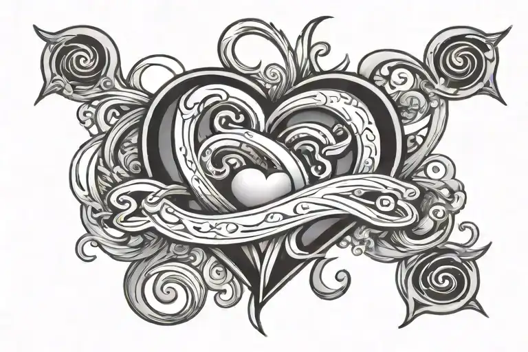Heart On Top Of An Infinity Symbol