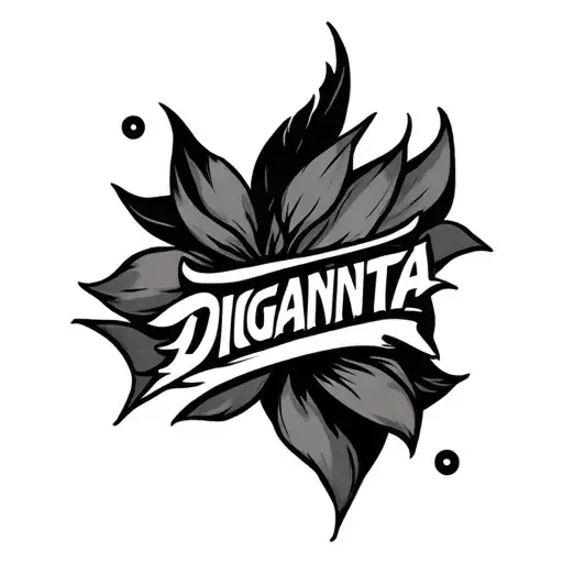 Diganta Name In Right Side Of The Neck