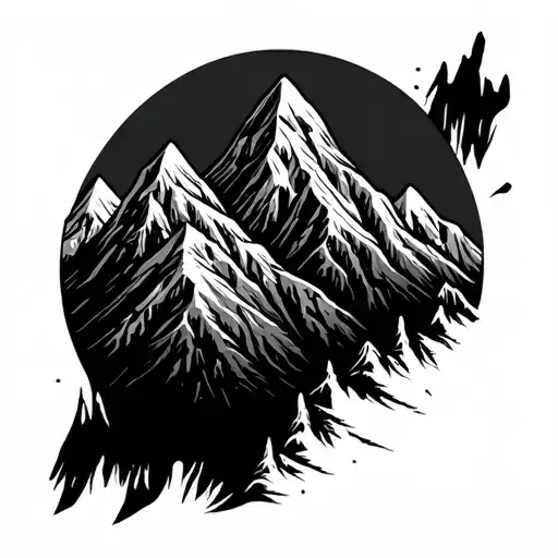 Single Mountain With 5 Peaks