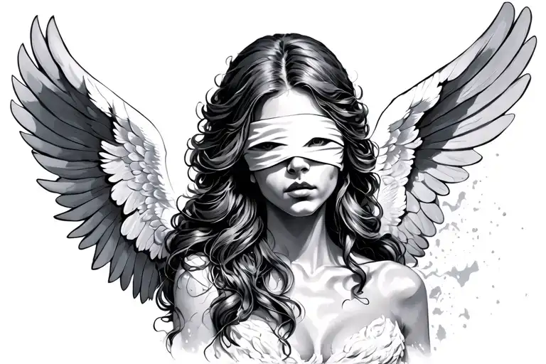 Blindfold Fallen Angel