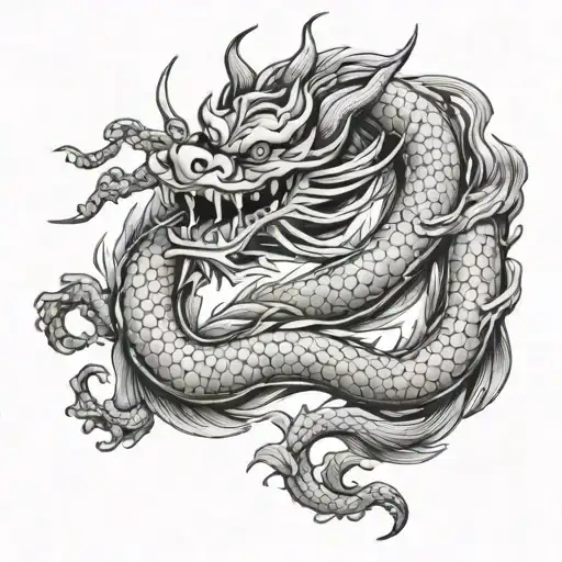 Chinese Dragon Wrapped