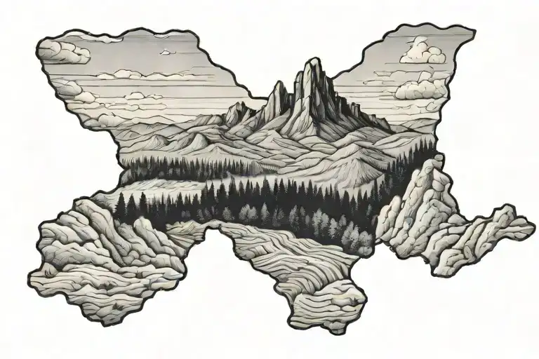 West Virginia Mountain Landscape