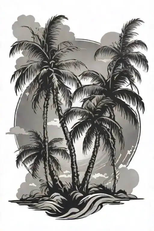 Palm Tree Surrounded