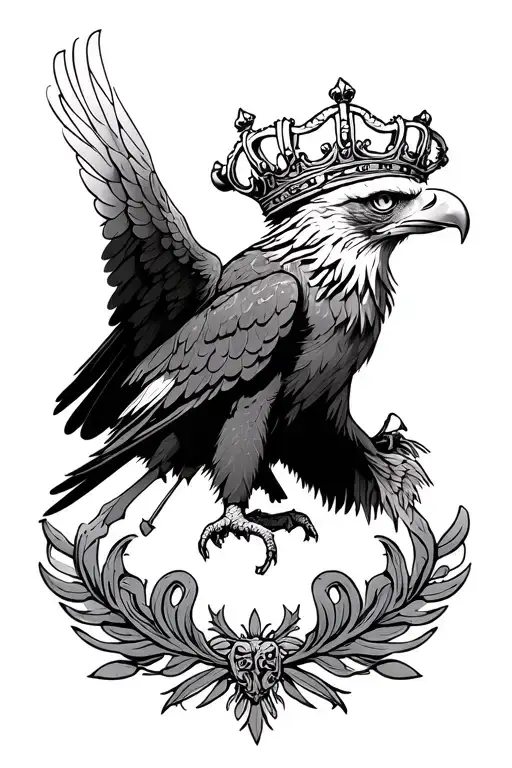 Eagle That Carries A Crown