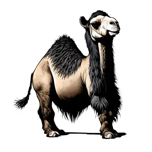 Camel And Oyramids