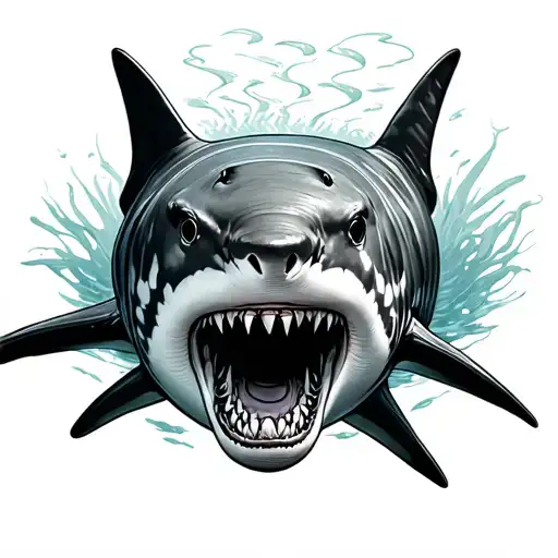 Tiger Shark Swimming