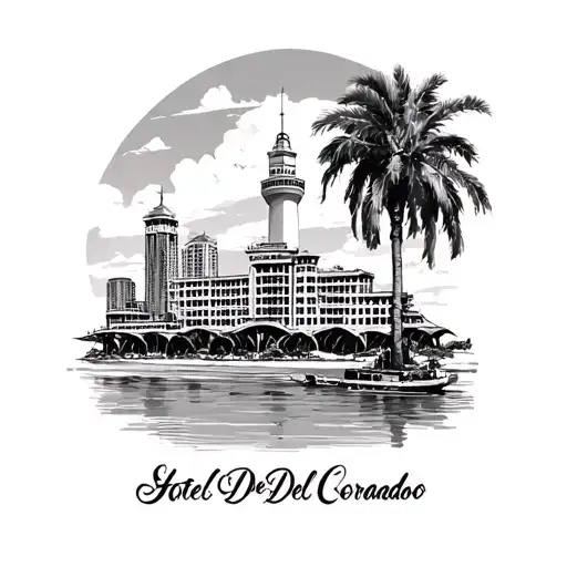 San Diego Tat Using Hotel Del Coronado Skyline And California Tower