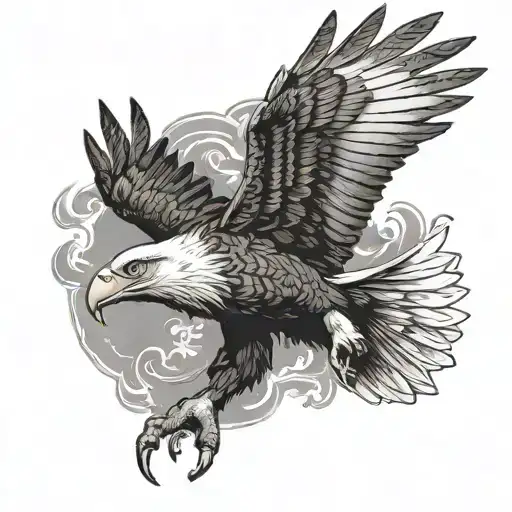 Eagle Attacking