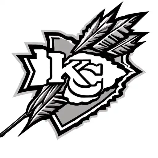 Kansas City Chiefs Arrow Head Tatto