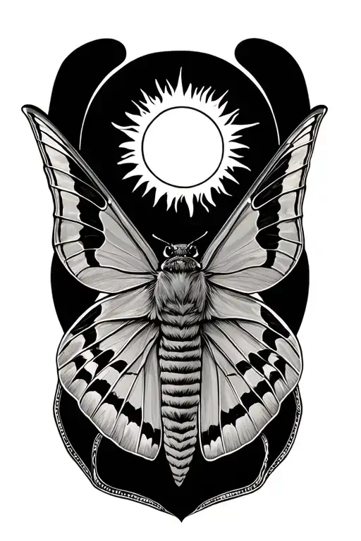 Moth With A Sun