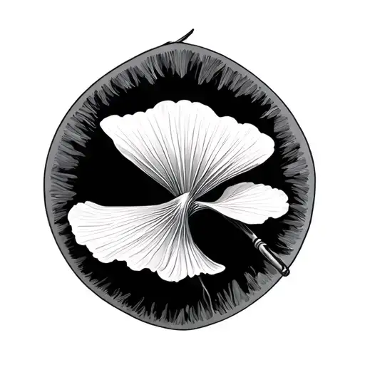 Ginkgo With Straight Rod