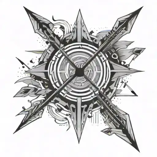 Arrow And 7 Matrix Of Fate