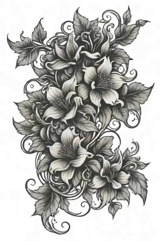 Flowers On Vines
