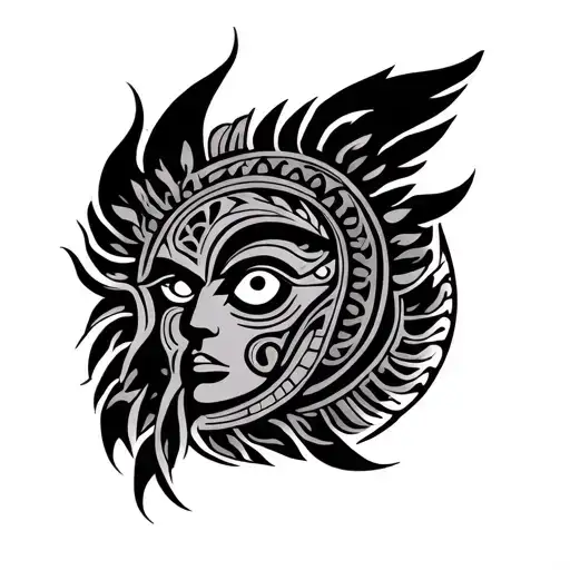 Maori Rudby Tattoo Design
