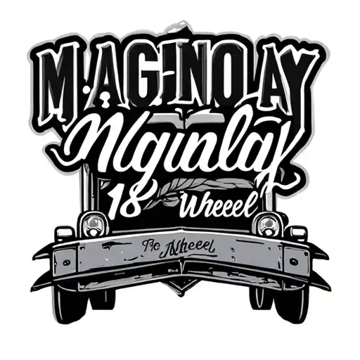 Forearm Tattoo Idea Wild Magnolia Wording With 18 Wheeler