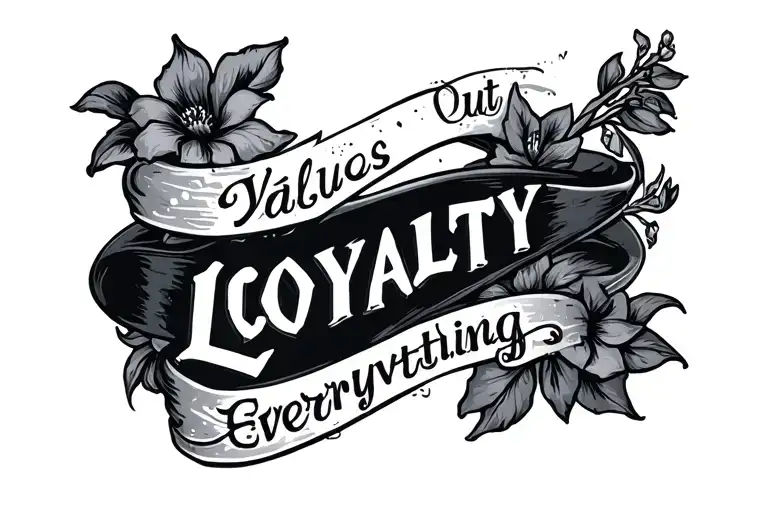 Loyalty Out Values Everything