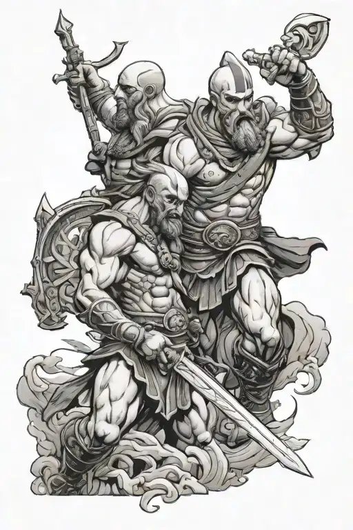 Greek Gods And Kratos God Of War