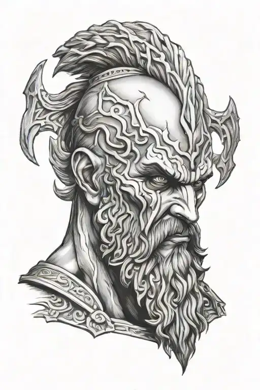 Kratos Facing Greek Gods