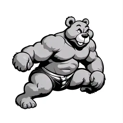 Popeye The Sailor Wrestling Bear