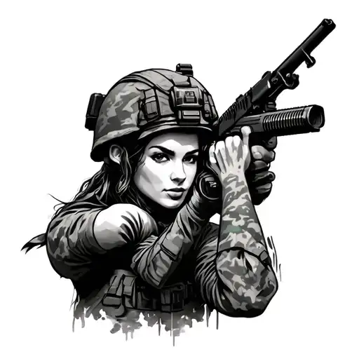 Female Army Operator
