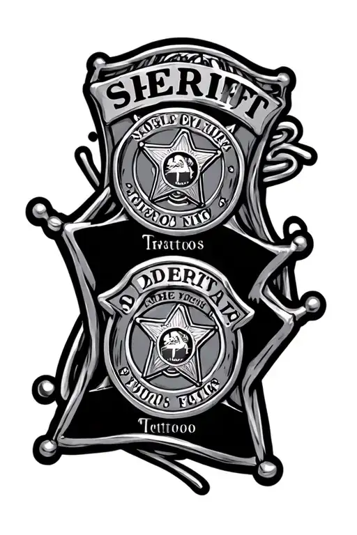 4 Deputy Sheriff Badges