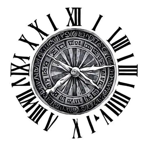 Roman Numerals Surrounded