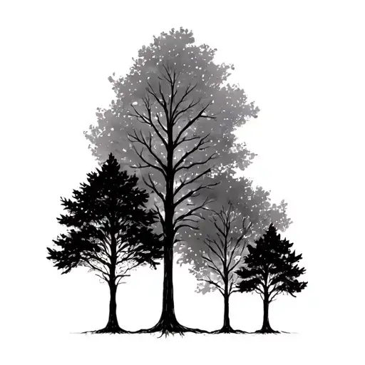 Three Very Minimal Simple Trees