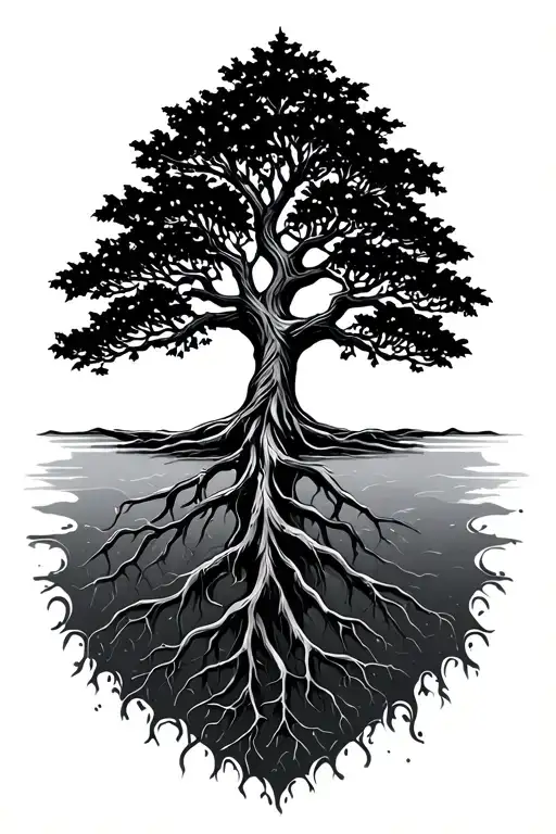 Tree Of Life With Roots