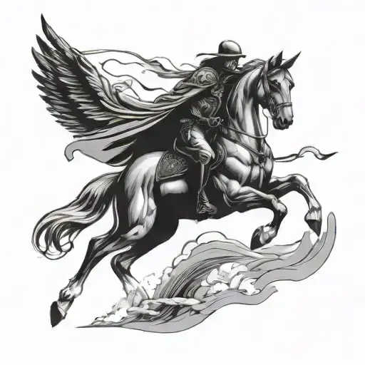 Death Riding On A Horse