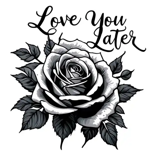 Love You Later With Roses