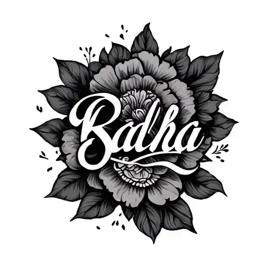 Name Tattoo Radhika & Priyanshu