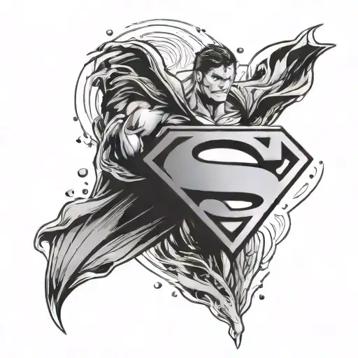 Superman Heart Shaped L