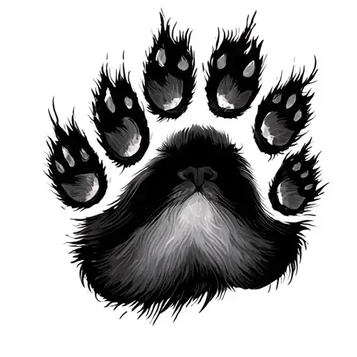 4 Cat Paw Print