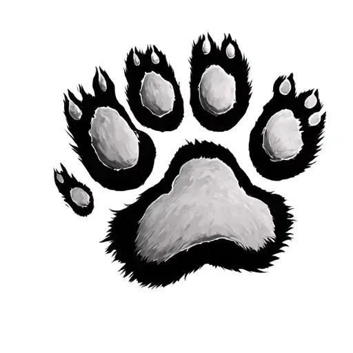 4 Cat Paw Print Individual