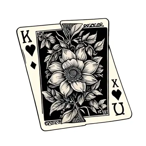 Tattoo About Life With Card